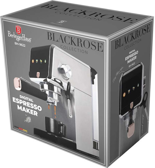 Berlinger Haus Automatic Espresso Machine 1350W Pressure 20bar Silver BH-9622