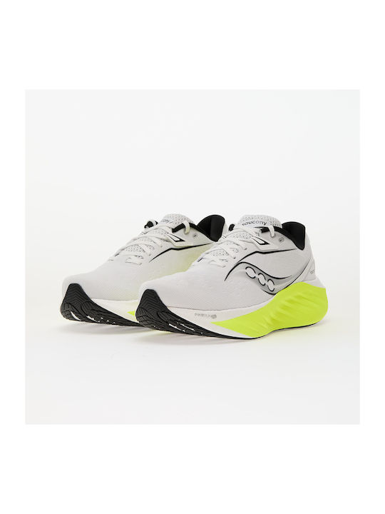 Triumph 22 Ανδρικά Αθλητικά Παπούτσια Running White / Citron