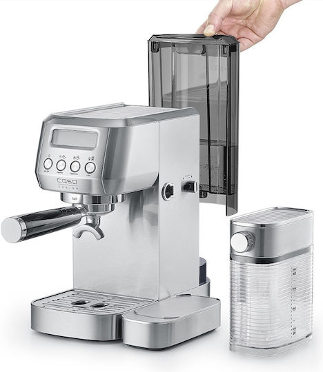 Caso Mașină de Espresso 1350W Presiune 20bar pentru Cappuccino Gri