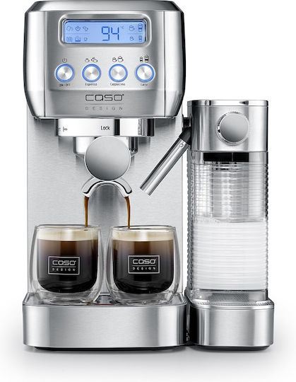 Caso Mașină de Espresso 1350W Presiune 20bar pentru Cappuccino Gri