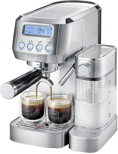 Caso Mașină de Espresso 1350W Presiune 20bar pentru Cappuccino Gri