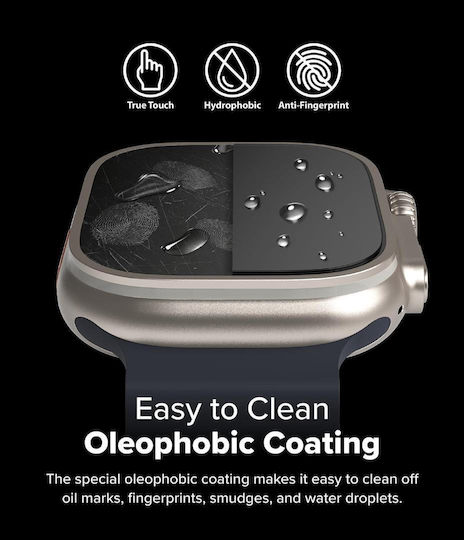 Ringke Easy Slide Tempered Glass pentru Apple Watch Ultra 49mm - Ceas Apple Ultra 49mm 1buc
