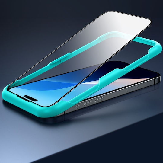 ESR Black Tempered Glass 2pcs (iPhone 16)
