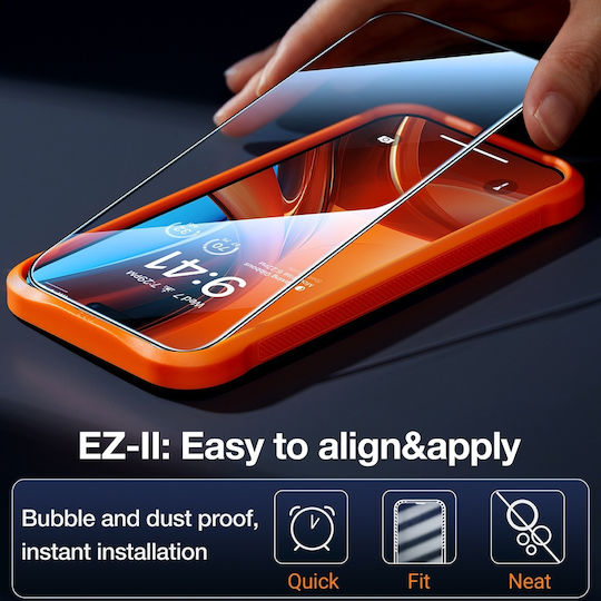 Torras Privacy Full Face Tempered Glass Μαύρο (iPhone 15 Pro Max)