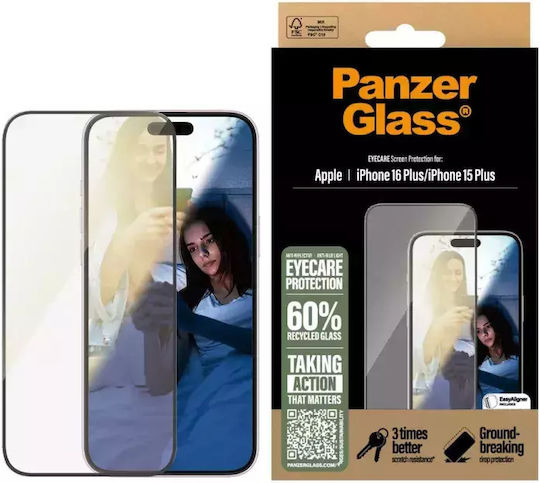 PanzerGlass Tempered Glass (iPhone 15 Plus / 16 Plus)