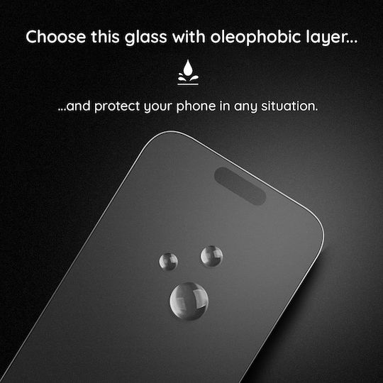 Lito Matte Tempered Glass Black (iPhone 16 Pro Max)