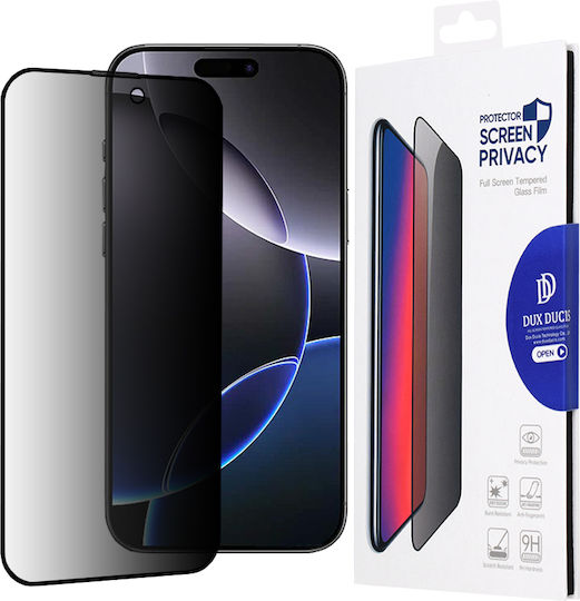 Dux Ducis Privacy Tempered Glass 1pcs Black (iPhone 16 Pro Max)