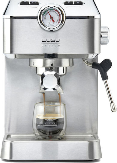 Caso Mașină de Espresso 1100W Presiune 19bar pentru Cappuccino Gri