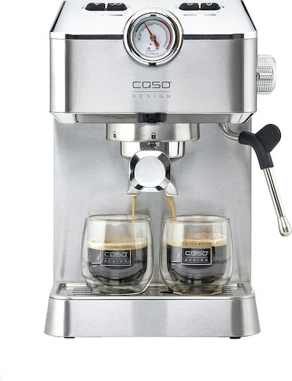 Caso Mașină de Espresso 1100W Presiune 19bar pentru Cappuccino Gri