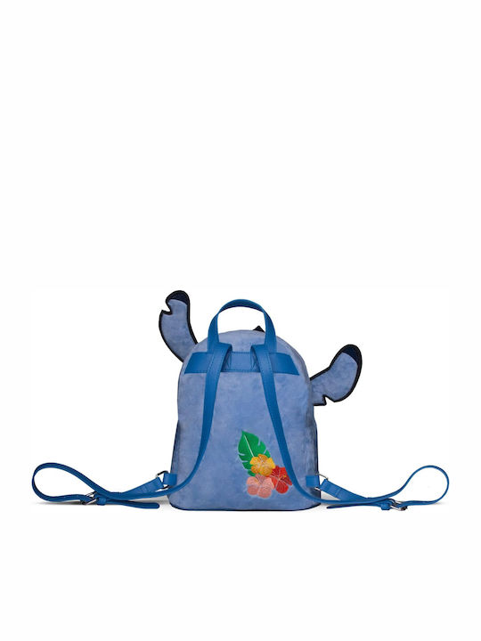 Difuzed Stitch School Backpack for Elementary Blue 20 x 10 x 26cm