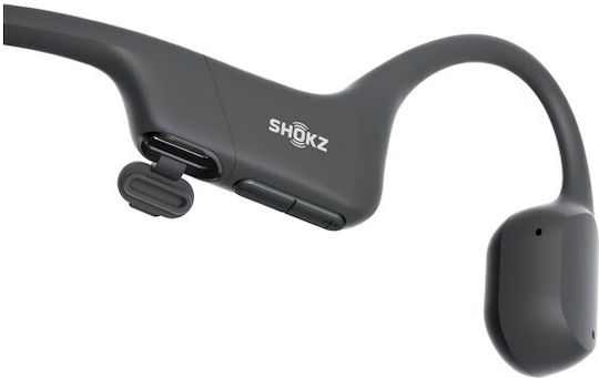 Shokz OpenRun Костна проводимост Bluetooth хендсфри Слушалки с Устойчивост на Пот Черен