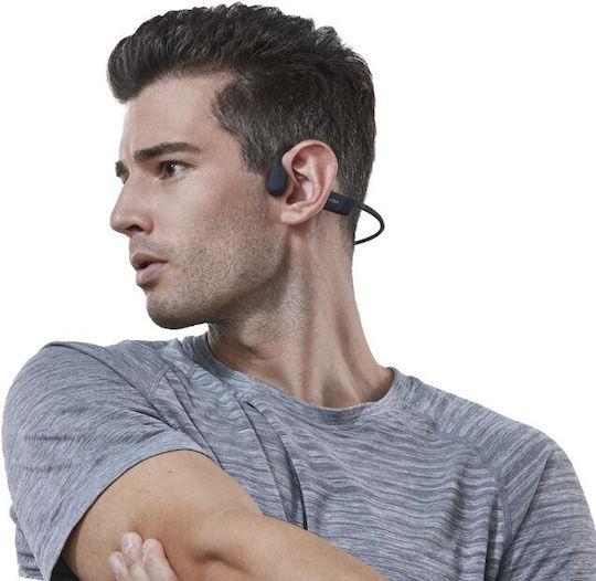 Shokz OpenRun Костна проводимост Bluetooth хендсфри Слушалки с Устойчивост на Пот Черен