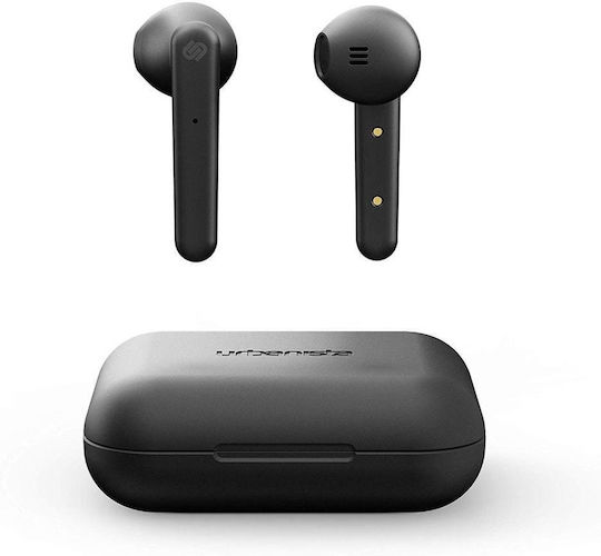 Urbanista Stockholm In-ear Bluetooth Handsfree Ακουστικά με Θήκη Φόρτισης Μαύρα