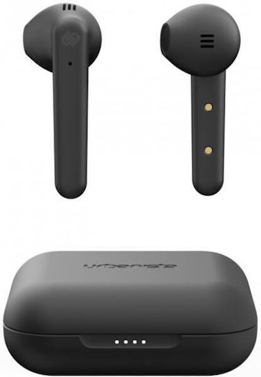 Urbanista Stockholm In-ear Bluetooth Handsfree Ακουστικά με Θήκη Φόρτισης Μαύρα