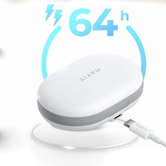 Havit OWS915 Open Ear Bluetooth Handsfree Ακουστικά με Αντοχή στον Ιδρώτα και Θήκη Φόρτισης Μαύρα