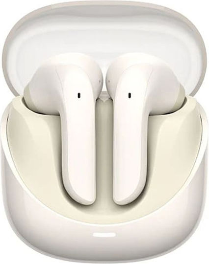 Havit TW974 Earbud Bluetooth хендсфри Слушалки с Устойчивост на Пот и Кутийка за Зареждане Бежов