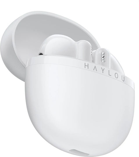 Haylou X1 Plus Earbud Bluetooth Handsfree Ακουστικά με Θήκη Φόρτισης Λευκά