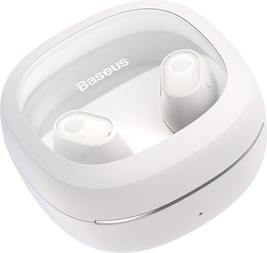 Baseus Bowie WM02+ In-ear Bluetooth Handsfree Earphones with Charging Case White