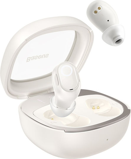 Baseus Bowie WM02+ In-ear Bluetooth Handsfree Earphones with Charging Case White