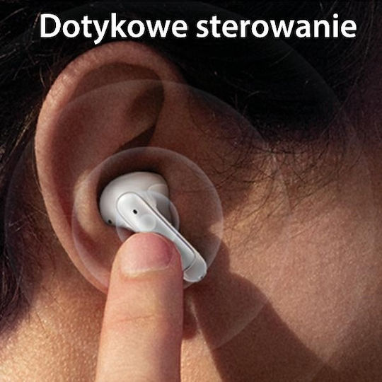 Usams X-Don In-ear Bluetooth Handsfree Căști cu Carcasă de Încărcare Negru
