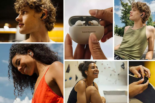 BeyerDynamic Amiron 100 In-Ear Bluetooth-Freisprecheinrichtung Kopfhörer mit Ladeetui Cream