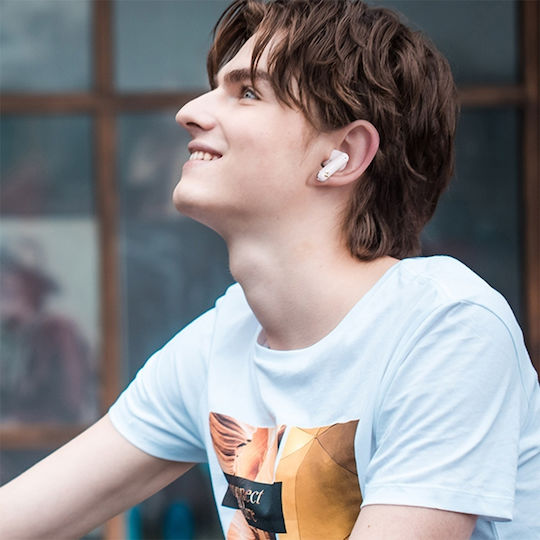 Havit TW982 In ear Bluetooth хендсфри Слушалки с Кутийка за Зареждане Зелен