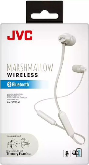 JVC HA-FX35BT In-Ear Bluetooth-Freisprecheinrichtung Kopfhörer Weiß
