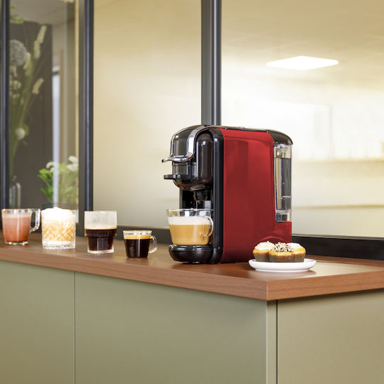 Schneider Pod Coffee Machine Pressure 19bar Red