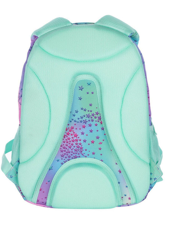 Astra School Backpack with Water Bottle Holder Blue 24L 28 x 15 x 39cm