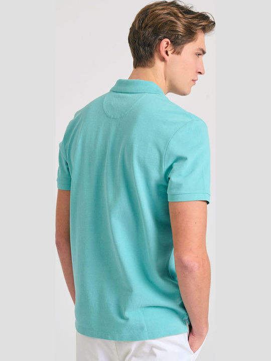 Funky Buddha Polo T-shirt Τιρκουάζ