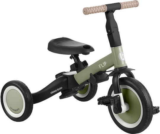 Kikka Boo Flip Convertible with Parental Handle 3 in 1 for 1-5 Years Green