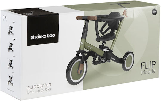 Kikka Boo Flip Convertible with Parental Handle 3 in 1 for 1-5 Years Green