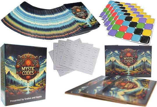 Board Game Mystic Codes for 2-4 Players 7+ Years Old (EN) Snakes and Hawks