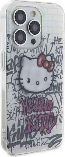 Hello Kitty Задна корица Пластмаса Бял (iPhone 15)