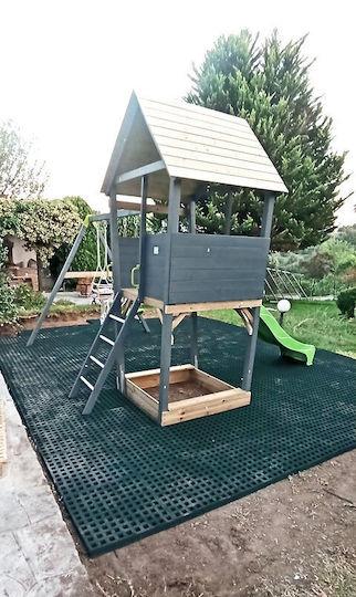 Exit Toys Πλακάκι για Δάπεδο Κήπου από Καουτσούκ 54x54εκ. 50τμχ