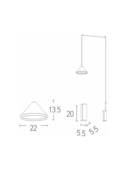 Zambelis Lights Lamp Wall Gray 22cm Zambelis Lights Lamp Wall Gray 22cm