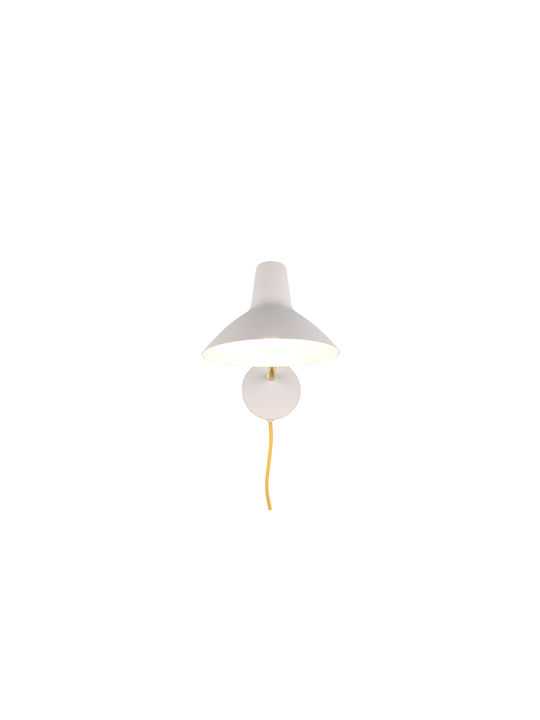 Trio Lighting Modern Leuchte Wand Steckdose mit Fassung E27 Gray 20cm