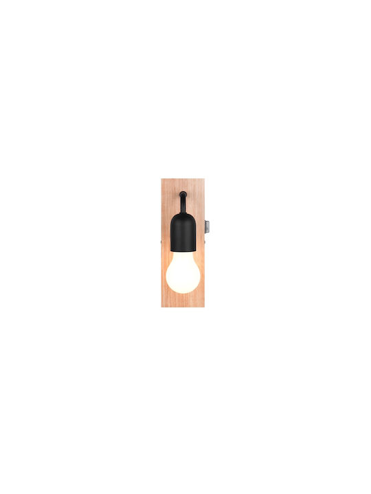 Trio Lighting Modern Lamp Bathroom with Socket E27 and Switch Beige 8x11x8cm
