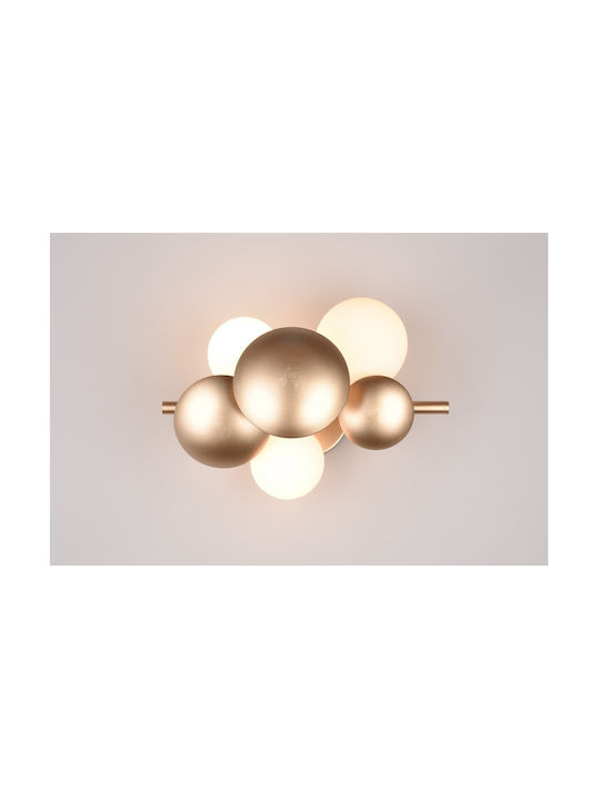 Trio Lighting Modern Leuchte Wand mit Fassung G9 Gold