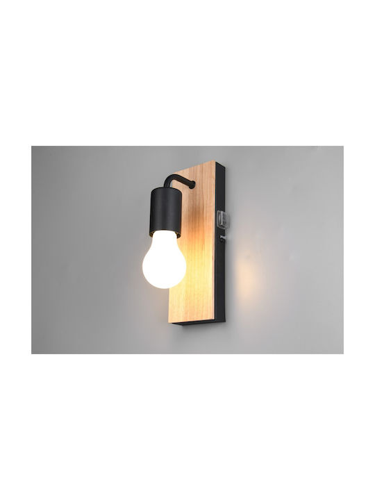 Trio Lighting Modern Lamp Bathroom with Socket E27 and Switch Beige 8x11x8cm