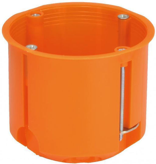 Simet Surface Mounted Electrical Box for Drywall IP20 in Orange Color