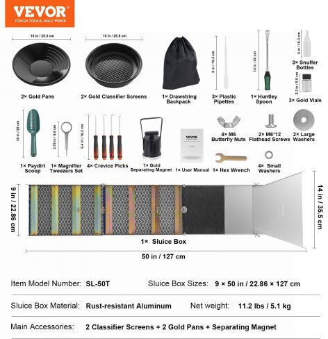 Vevor TJC50YC9YCLHBEW55V0 Σετ Εργαλεία Χειρός 23τμχ