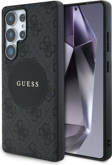 Guess Classic Umschlag Rückseite Synthetisches Leder Schwarz (Galaxy S25 Ultra,Samsung S25 Ultra)