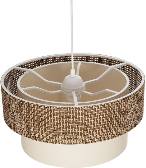 GloboStar Livi Lustră Bronz cu Dulie E27 38x38x95cm.