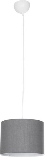 GloboStar Blaze Pendant Light Gray with Socket E27 22x22x90cm