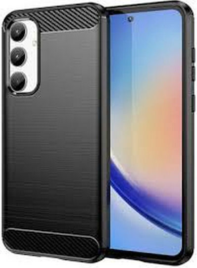 Oppo A15 A15s A35 Testa Carbon Silicone Black