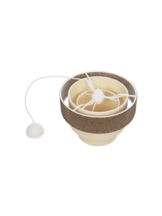 GloboStar Level Pendant Light Bronze with Socket E27 38x38x95cm