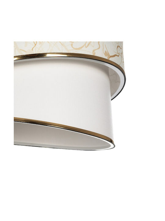 GloboStar Sonia Pendant Light with Gold Detail with Socket E27 30x30x90cm