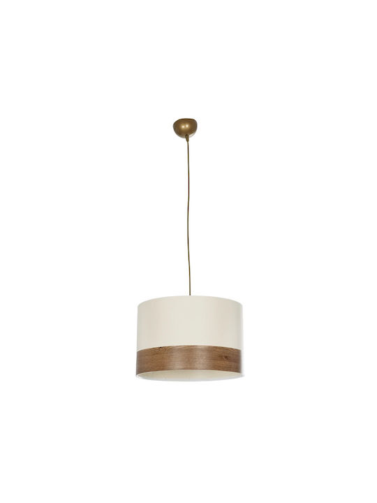 GloboStar Zyklus Pendant Light White with Socket E27 36x36x73cm