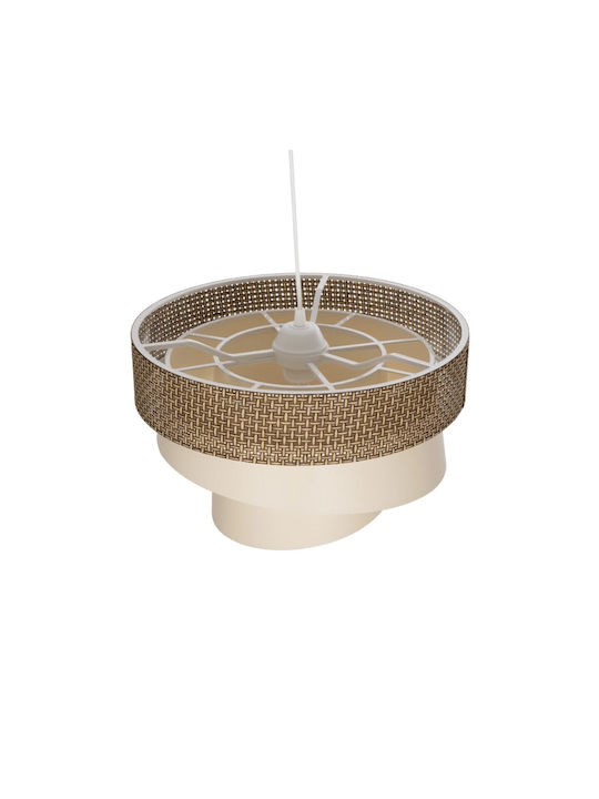 GloboStar Siera Pendant Light Brown with Socket E27 38x38x95cm